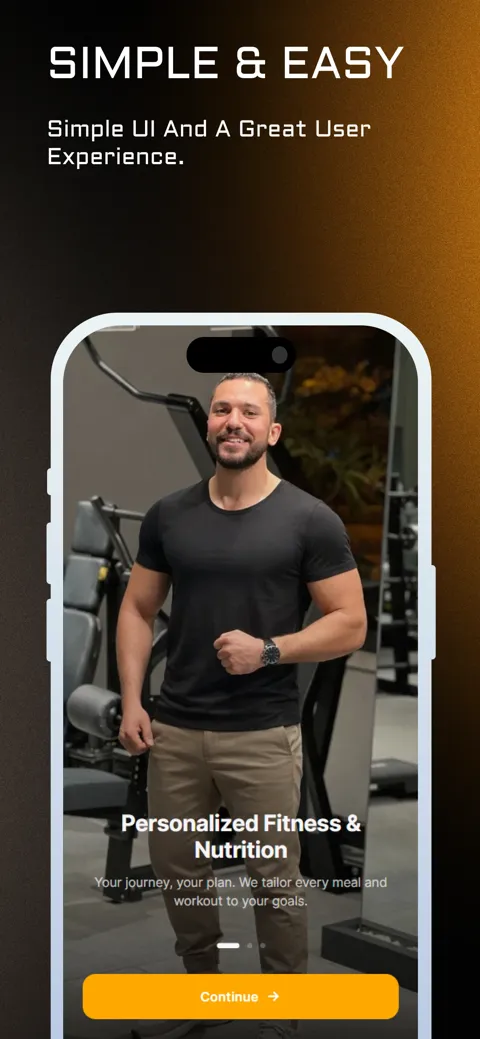 شاشة البداية: كابتن عمر حوراني — Personalized Fitness & Nutrition